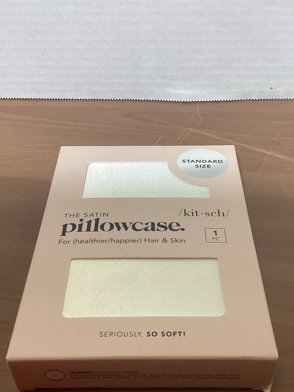Kitsch Satin Pillowcase - Pale Blush
